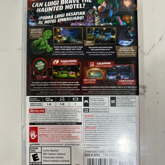 *SOLD* Luigi's Mansion 3 - Picture 2 of 5